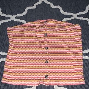 Cropped tube top
